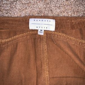 Kendall and Kylie button up mini skirt